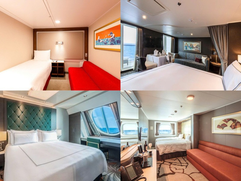 Các dạng phòng ốc bên trong du thuyền